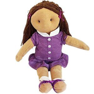 Pottery Barn 2012 Georgia Soft Fabric Body Rag Doll Collectible Plush